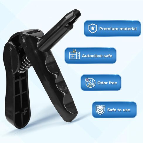أداة تطبيق موزع الأسنان المركبة المتوافقة مع Unidose Compules Tips، مسدس توزيع خلط الانطباع، أسود in Saudi Arabia