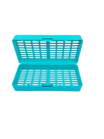 Dental Autoclave Sterilization Cassettes Box Instrument Cassette Rack for 10 Instruments Box Dental Instruments Organizer (Pink) in Kuwait