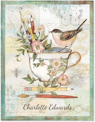 White Marguerite Personalized Note Cards (Set of 12 Cards with White Envelopes) in Saudi Arabia