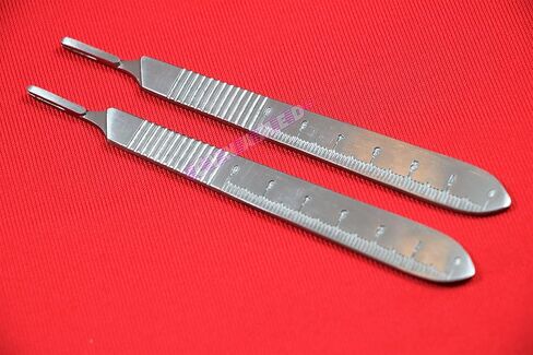 German Grade Scalpel Handle No3 Lot of 2 Veterinary Dental Tools Cynamed in Saudi Arabia
