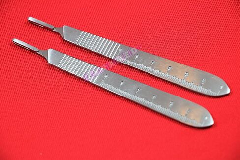 German Grade Scalpel Handle No3 Lot of 2 Veterinary Dental Tools Cynamed in Saudi Arabia