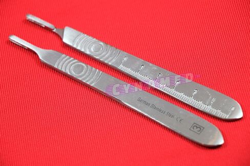 German Grade Scalpel Handle No3 Lot of 2 Veterinary Dental Tools Cynamed in Saudi Arabia