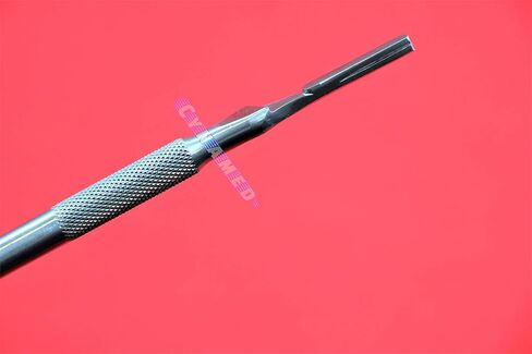 Straight Scalpel Handle NO4 Round Pattern German Stainless Steel Set of 5pcs Veterinary Dental Blade Holder CYNAMED in Kuwait