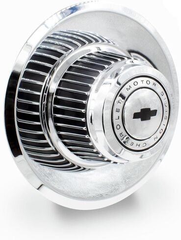 Wheel Accessories Parts 1 Pc Chrome Steel Derby with Bow Tie 8.25" Diameter Fits Wheels with 7.00" Inner Ring Fits RALLEY Rally Wheels Only in Kuwait