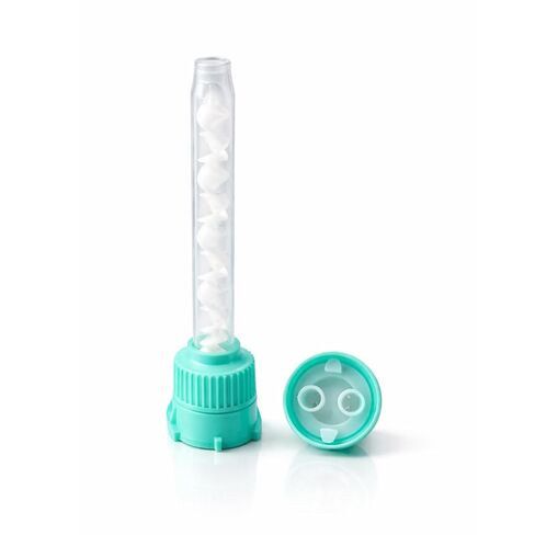 100/pk Green 1:1 Ratio Dental Mixing Tips for Dental Impression Mixing in Kuwait