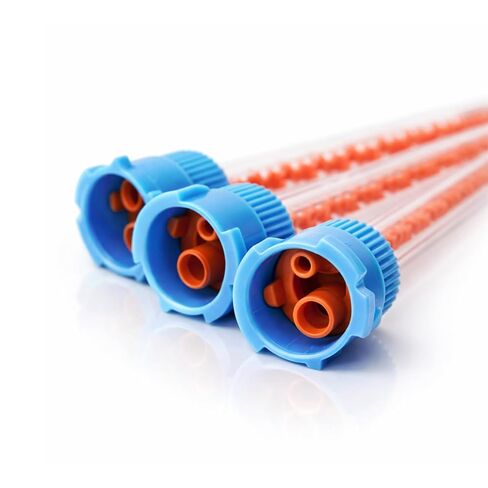 100/pk Blue/Orange 10:1 Ratio Dental Mixing Tips for Dental Impression Mixing in Kuwait