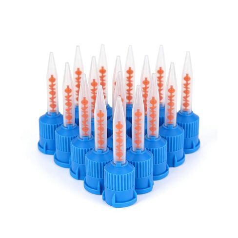 100/pk أزرق/برتقالي بنسبة 4:1 نصائح خلط الأسنان لخلط انطباعات الأسنان in Kuwait