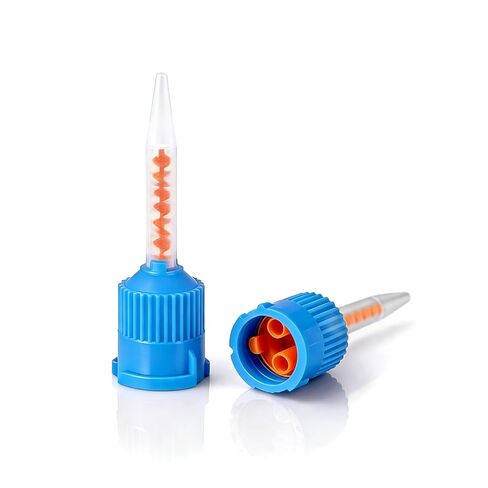 100/pk أزرق/برتقالي بنسبة 4:1 نصائح خلط الأسنان لخلط انطباعات الأسنان in Kuwait