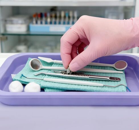 صينية إجراءات بلاستيكية للأسنان، 3 قطع من YOUYA DENTAL، صينية تطهير الأسنان قابلة للتعقيم، صواني جراحية طبية، لوحة تنظيم الأدوات المسطحة لمعدات طب الأسنان، معدات وشم الأظافر - 9.4 بوصة × 6.6 بوصة in Kuwait