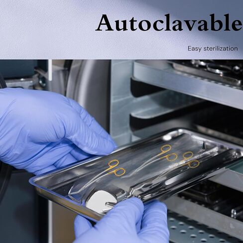 Dean Scissors Curved – Dental Surgical Scissors for Suture Cutting | Angled Stainless Steel with Gold Handle | Autoclavable Oral Surgery Instrument C-0632 in Kuwait