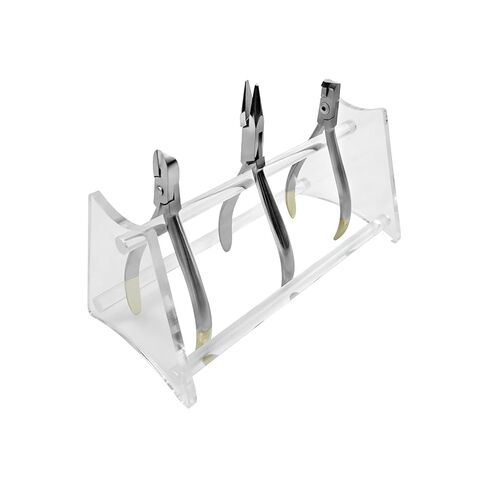 Dental Orthodontic Pliers Holder, YOUYA DENTAL Acrylic Jewelry Craft Pliers Rack Shelf Forceps Organizer Dental Acrylic Stand Holder Forceps Scissors Rack Tool for Orthodontic Equipment in Kuwait