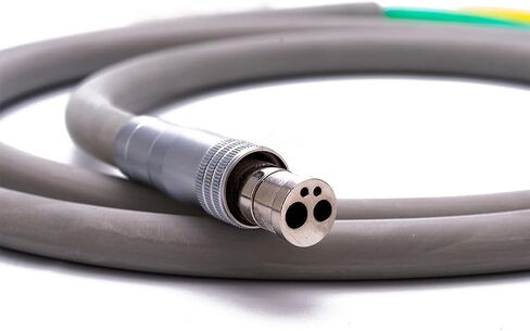 Dental Silicone Handpiece Tubing with 2/4 Holes Flexible Durable Air Turbine Hose Connector for High/Low Speed Dental Handpieces (4 HOLES) in Kuwait