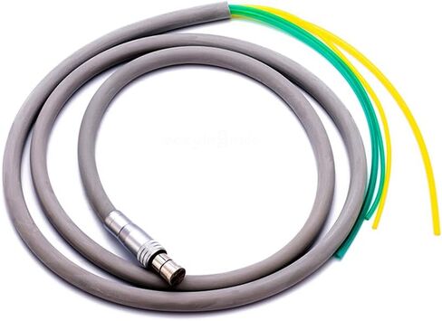 Dental Silicone Handpiece Tubing with 2/4 Holes Flexible Durable Air Turbine Hose Connector for High/Low Speed Dental Handpieces (4 HOLES) in Kuwait