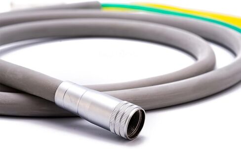 Dental Silicone Handpiece Tubing with 2/4 Holes Flexible Durable Air Turbine Hose Connector for High/Low Speed Dental Handpieces (4 HOLES) in Kuwait