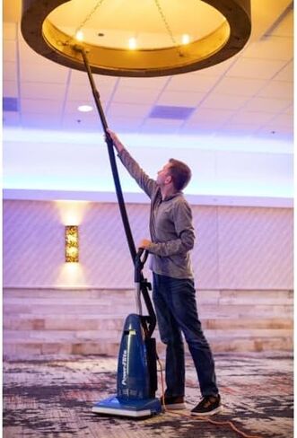 المكنسة الكهربائية التجارية Powr-Flite Rigel Pro - آلة تنظيف عالية الأداء للاستخدام الاحترافي. أدوات مدمجة، فلترة 3 مراحل، أزرق، PV100-W14-U in Kuwait