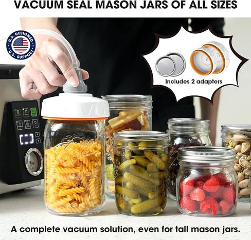 جهاز تفريغ الهواء للغرفة مقاس 12 بوصة من Vesta Precision، وقت تفريغ تلقائي ذكي، نظام سهل التنظيف، مضخة من الدرجة التجارية، غرفة عميقة للسوائل واللحوم وبرطمانات ماسون والفيديو السوس، V553 in Kuwait