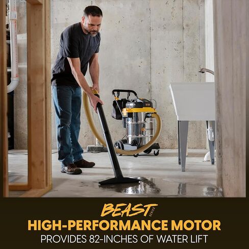 Vacmaster Professional Beast Series 14-Gallon* 6.5 Peak HP† Wet/Dry Vacuum - VJE1412SW 0203 in Saudi Arabia