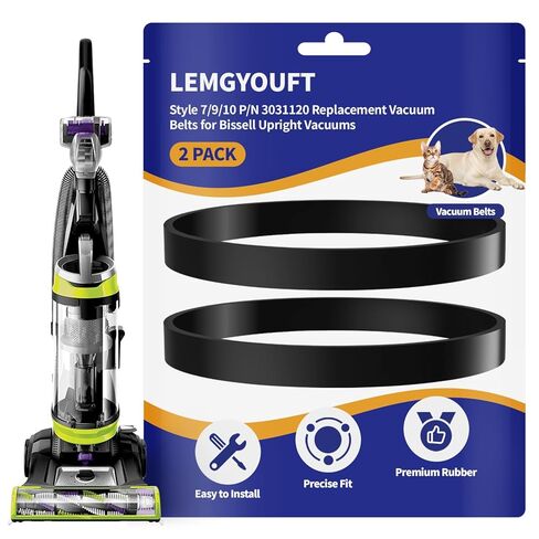 Style 7/9/10 P/N 3031120 Replacement Belt for Bissell Vacuum, Vacuum Belts Fits Bissell PowerForce Helix/Powerlifter/CleanView/Swivel/Rewind Pet Vacuum Cleaner, 2031093 32074 3031123 in Saudi Arabia