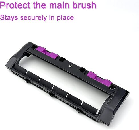 Replacement Main Brush Cover Compatible with Eureka J15 Ultra, J15 Pro Ultra, J15 Evo Ultra, J15 Max Ultra Robot Vacuum, Robot Vacuum Accessories Replacement Parts in Saudi Arabia