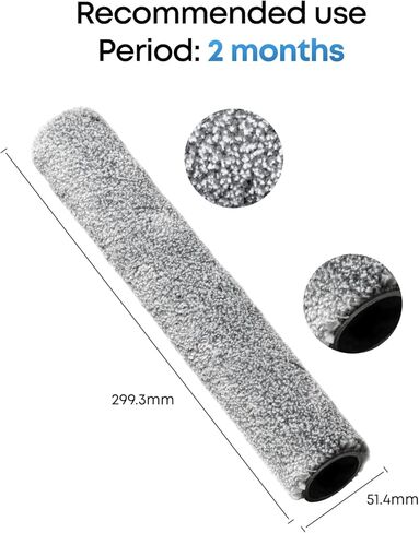 ممسحة دوارة بديلة رسمية من eufy، متينة، قابلة للغسل، تنظيف فعال، متوافقة مع E25، E28، S1، S1 Pro وS2 in Kuwait