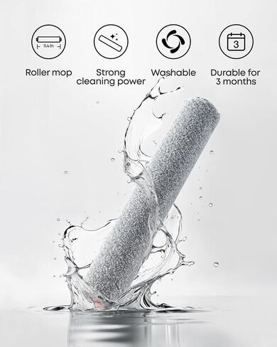 ممسحة دوارة بديلة رسمية من eufy، متينة، قابلة للغسل، تنظيف فعال، متوافقة مع E25، E28، S1، S1 Pro وS2 in Kuwait