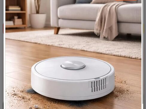 Rechargeable Auto Floor Sweeper Auto Hard Floor and Low Carpet Sweeper in Assorted Colors in Saudi Arabia
