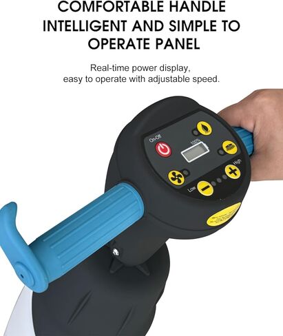 17" Commercial Floor Scrubber Machine with Double Brush Disc Battery-Powered Multi-Functional Floor Buffer Machine 360°Rotation,10700 sqft,350 RPM Motor,1-Gal Tank in Saudi Arabia