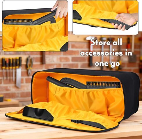 Storage Bag Compatible with DEWALT 20V Handheld Vacuum Cordless DCV501HB,Carry Case for Car Handheld Vacuum,Large Capacity Travel Case for Accessories,Bag Only in Kuwait