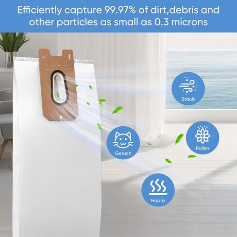 10 Pack 952546 Replacement Vacuum Bags Compatible with Vacmaster UB0402 & Kenmore BU1001 B200 Series Commercial Vacuum Cleaner in Kuwait