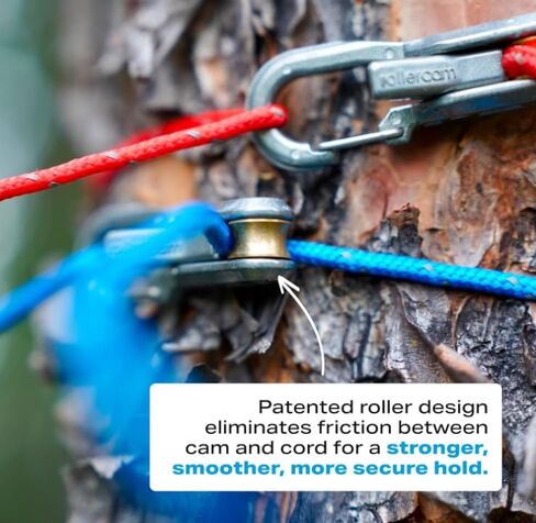 6 قطع من أدوات ضبط باراكورد، حبل مع شداد دوار لربط سهل وآمن، ربط للأسفل للتخييم، الأقمشة، خطوط الرجل، القوارب والعتاد الخارجي - يشمل الحبل وحقيبة الحمل in Kuwait