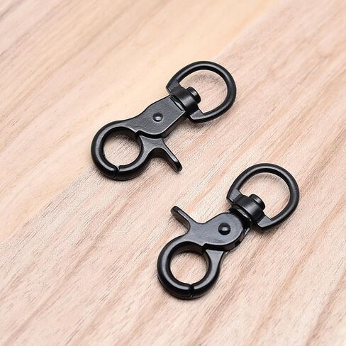 Surf turtle 4 PCS Snap Hook Zinc Alloy Black Key Chain Door Lock Pets Cage Hook Belt Clip for Pet Collars, Dog Traction Rope in Saudi Arabia