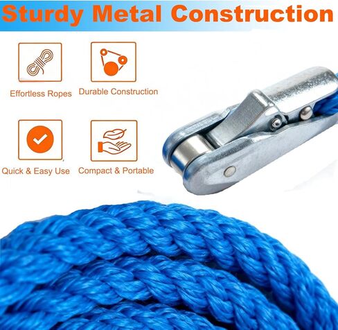 Rope Adjuster, 6-Pack Paracord Adjustment Cord Tensioner with Brass Roller & Locking Buckle for Camping, Boating, Outdoor Tie-Downs in Kuwait