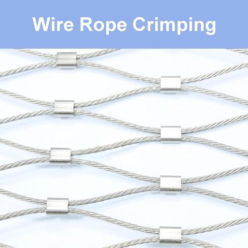 CooBigo 250Pcs 1/16""Cable Crimp Sleeves, Aluminum Wire Rope Crimping Loop Sleeve. Cable Ferrules for Cable and Wire Rope Crimp Double Barrel Crimp Sleeves (M1.5-1/16"") in Kuwait