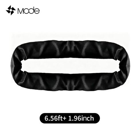 Mode 6.56ft x 1.96inch Black Steel Wire Rope Sling 1-Pack | 4409 lbs Capacity | Rigging Sling with Aircraft, Lifting Strap & Truss Rigging Straps for Industrial Heavy Lifting in Saudi Arabia