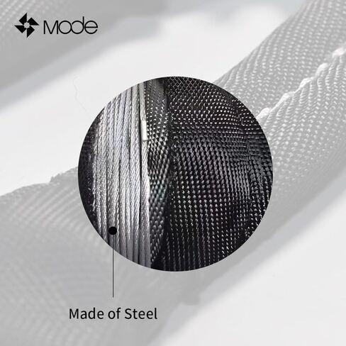 Mode 6.56ft x 1.96inch Black Steel Wire Rope Sling 1-Pack | 4409 lbs Capacity | Rigging Sling with Aircraft, Lifting Strap & Truss Rigging Straps for Industrial Heavy Lifting in Saudi Arabia
