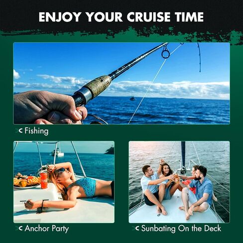 SCITOO 25 LBS قارب المياه المالحة ونش كهربائي مع جهاز تحكم عن بعد لاسلكي، أسود بحري يتميز بكفاءة عالية 12 فولت تيار مستمر، محرك تروس فولاذي بالكامل in Kuwait