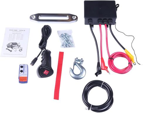 Electric Winch Waterproof Synthetic Cable Rope for ATV UTV Towing 12V in Saudi Arabia