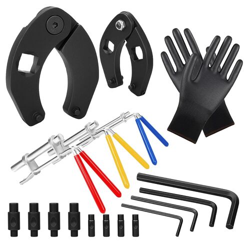 3 Pack Hydraulic Seal Installation Tools,& 1266 Adjustable Gland Nut Wrench & 7463 Small Universal Gland Wrench,Suitable for Farm & Construction Equipment in Kuwait