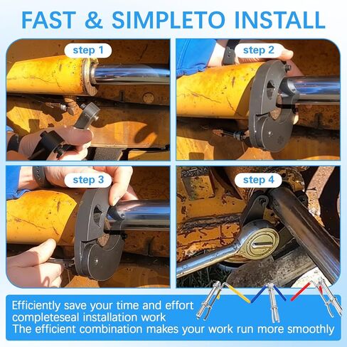 3 Pack Hydraulic Seal Installation Tools,& 1266 Adjustable Gland Nut Wrench & 7463 Small Universal Gland Wrench,Suitable for Farm & Construction Equipment in Kuwait