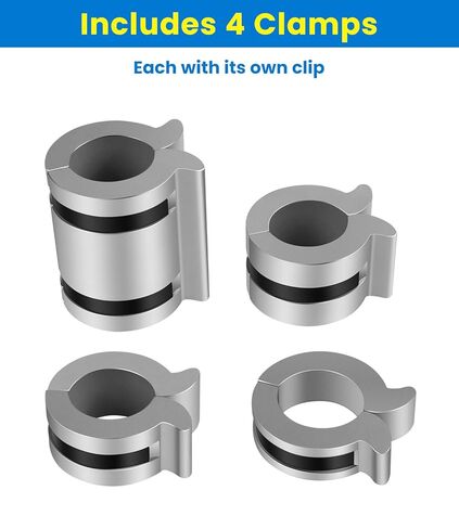 Stroke Control Kit for Hydraulic Cylinders – Thickness: 1.0", 1.5", 2.0", 4.0" – Fits 1-3/4" to 2.0" Cylinder Rods, Adjustable Limiter Clamps with Finger Tabs in Kuwait