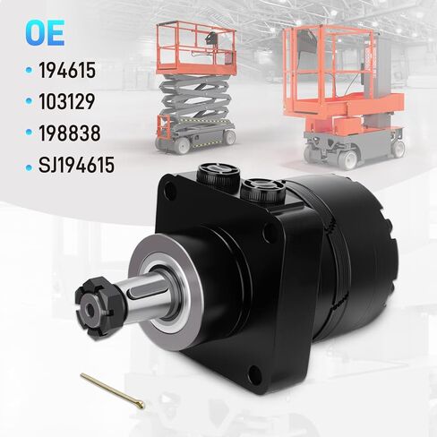 Hydraulic Drive Motor Compatible with SkyJack SJIII 3220 3226 4626 4632 Replaces# 194615 103129 198838 SJ194615 in Saudi Arabia