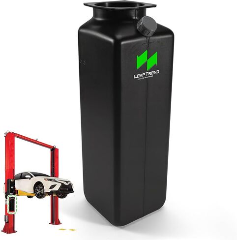 LEAPTREND Hydraulic Oil Reservoir Tank (14L Black) Compatible with Rotary/Forward/Direct/Hanmecson Lift, for Hydraulic Power Units 2-Post & Pad Lifts, Replacement for P1427KIT in Kuwait