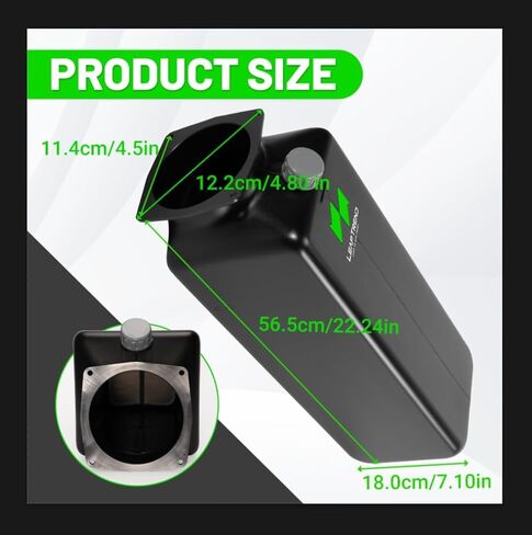 LEAPTREND Hydraulic Oil Reservoir Tank (14L Black) Compatible with Rotary/Forward/Direct/Hanmecson Lift, for Hydraulic Power Units 2-Post & Pad Lifts, Replacement for P1427KIT in Kuwait