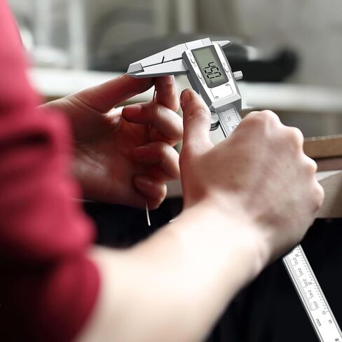 فرجار رقمي، أداة قياس فرجار مع شاشة LCD كبيرة، فرجار ميكرومتر رقمي من الفولاذ المقاوم للصدأ، ميزة الإيقاف التلقائي، مقاومة لرذاذ الشاشة، التبديل من جزء متري بوصة (10 بوصة/250 مم) in Kuwait