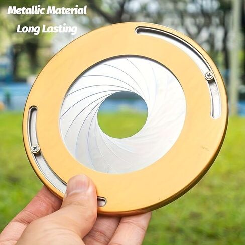 أداة قياس صغيرة الحجم ومتعددة الاستخدامات وخفيفة الوزن بقطر 125 مم، تصميمات يدوية ذهبية وأحمر وأسود وأزرق، لمسة نهائية أنيقة وقابلة للتعديل، أداة رسم دائرة دقيقة (اللون: أصفر) in Kuwait