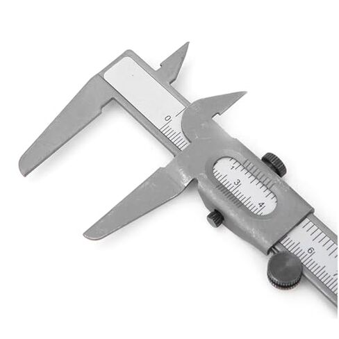 Manual Vernier Caliper Measuring Tool Micrometer Gauge Metal 5 Inch for Dimensional Measurement Machining Woodworking Engineering in Saudi Arabia