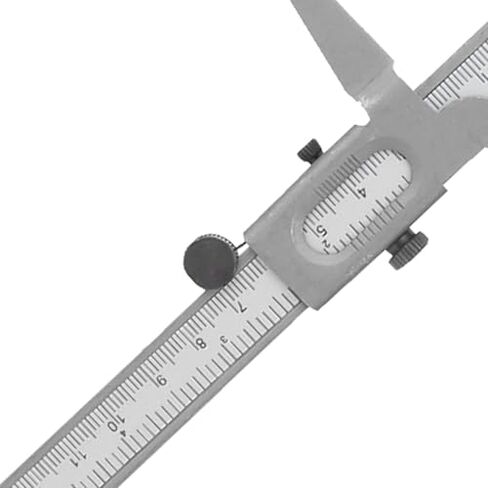 Manual Vernier Caliper Measuring Tool Micrometer Gauge Metal 5 Inch for Dimensional Measurement Machining Woodworking Engineering in Saudi Arabia