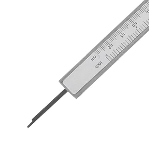 Manual Vernier Caliper Measuring Tool Micrometer Gauge Metal 5 Inch for Dimensional Measurement Machining Woodworking Engineering in Saudi Arabia