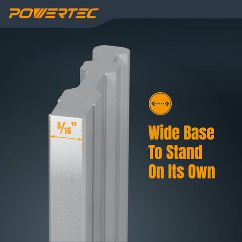 POWERTEC 24 Inch Aluminum Straight Edge – Precision Machinist Tool, .001" Tolerance, Solid One-Piece Construction – for Woodworking, Automotive, Machine Setup, and Surface Flatness Checks (72330) in Saudi Arabia