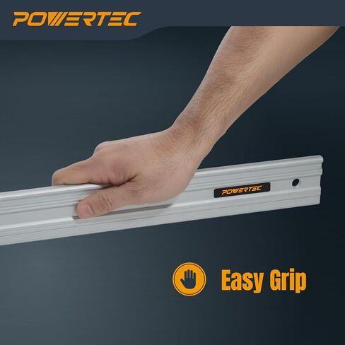 POWERTEC 24 Inch Aluminum Straight Edge – Precision Machinist Tool, .001" Tolerance, Solid One-Piece Construction – for Woodworking, Automotive, Machine Setup, and Surface Flatness Checks (72330) in Saudi Arabia